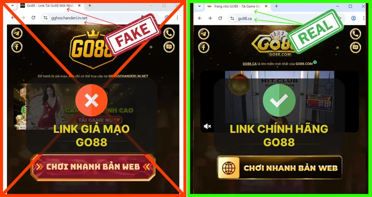 Cách Phân Biệt Website Go88 Thật Giả Cực Dễ Dành Cho Tân Thủ